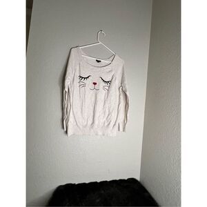 Torrid Kawaii Cat Face Sweater 0
